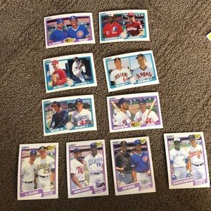 All star cards from 1990